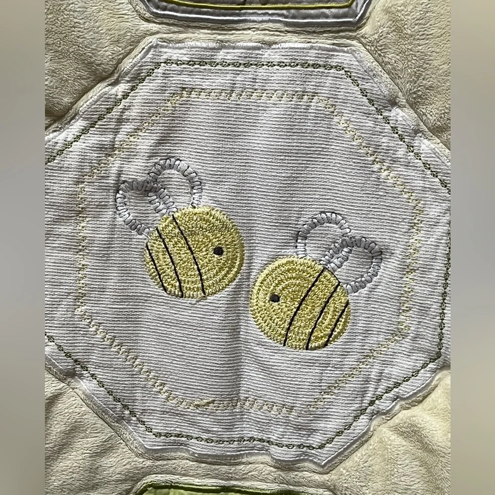 Nature-Inspired CARTERS PATCHWORK BABY Quilted CRIB QUILT: 32”X 41”